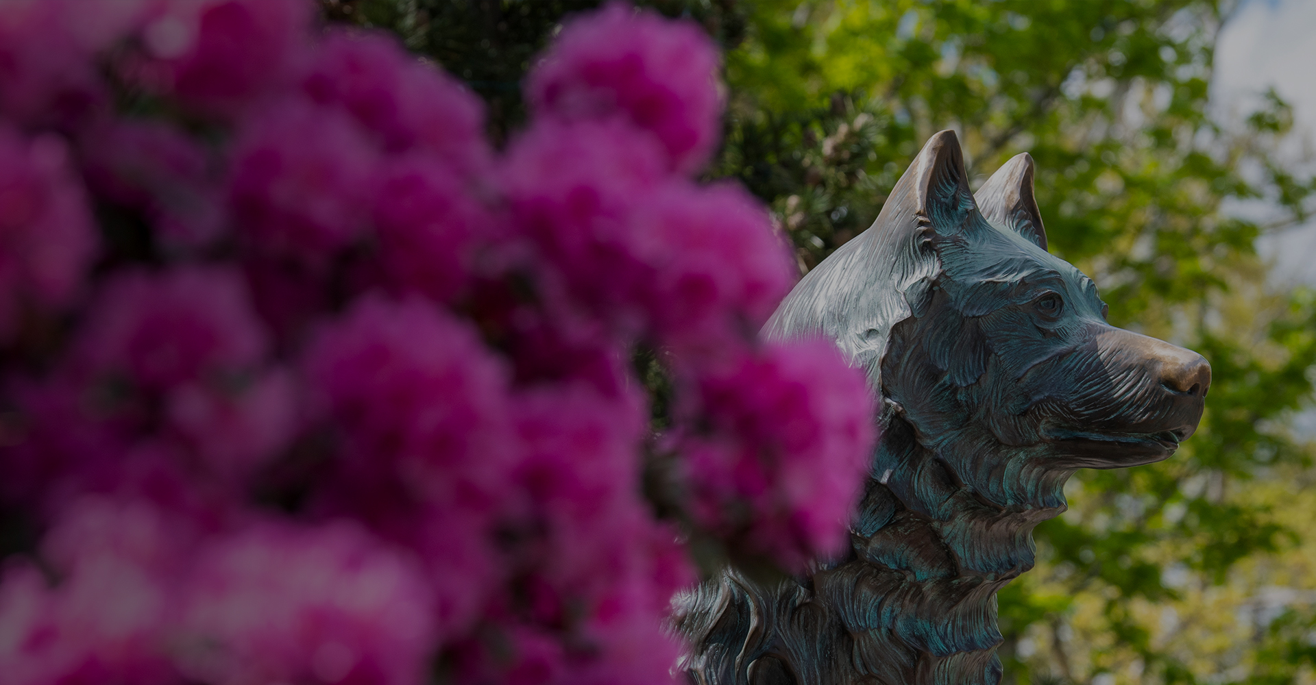 jonathan statue in spring